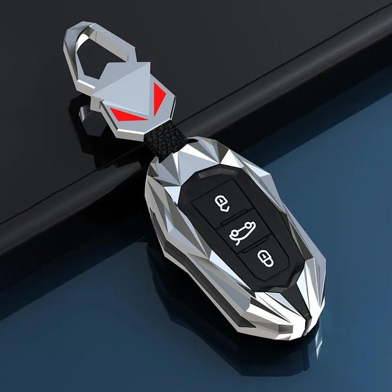 Hot Interior Mouldings Car Remote Key Case Cover Shell For Peugeot 308 408 508 2008 3008 4008 5008 Citroen C4 C4L C6 C3-XR Picas
