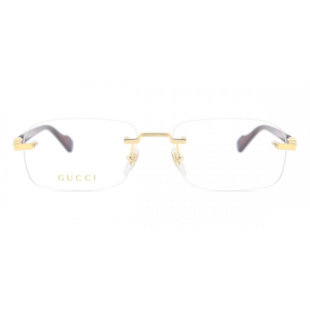 

Gucci Gg1221o 003 Men Eyeglasses Gold/56