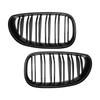 Glossy Black Front Sport Kidney Grille ABS For 04-2009 BMW E60 E61 M5 520i 530i