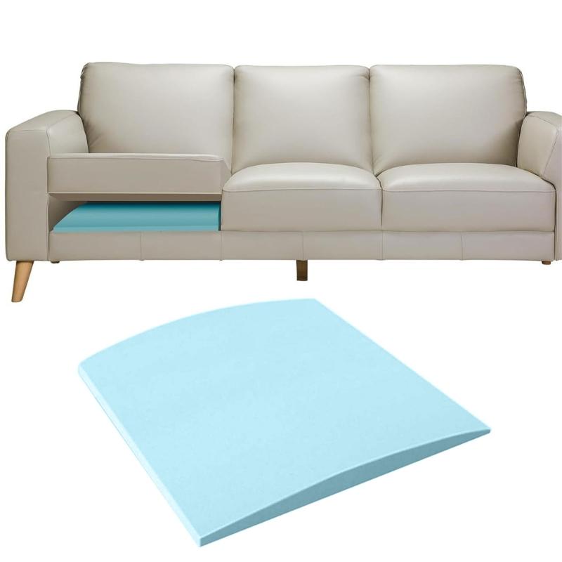 Foam Cushion Support Insert Fixes Sagging Sofa Seats Curved Structure Enhances Comfort Without Installation