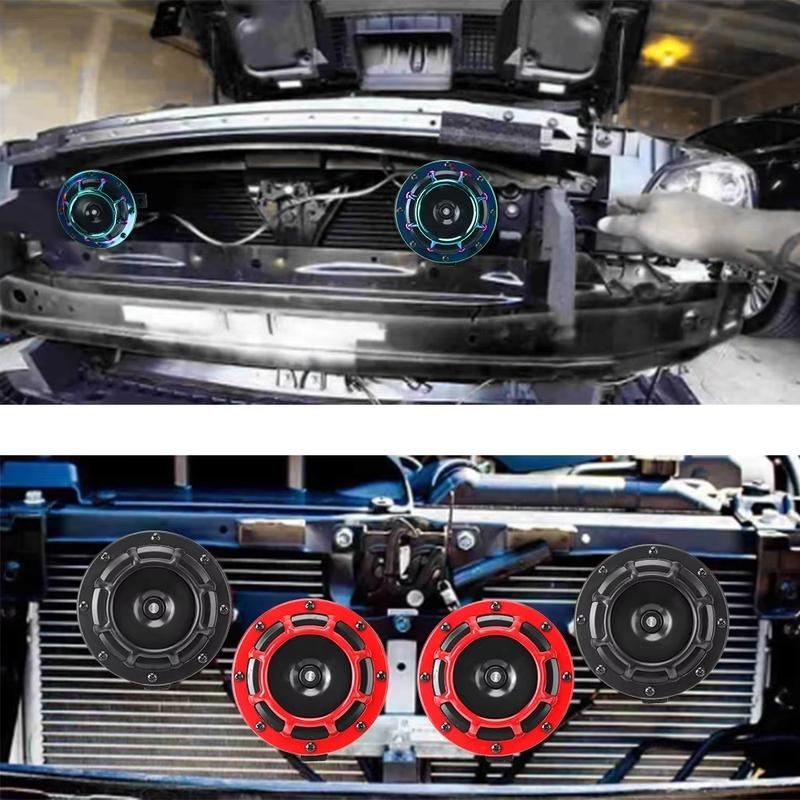 Car Modification Multi-tone Car Horn 12V Pair Used For Subaru Impreza WRX Evo Universal