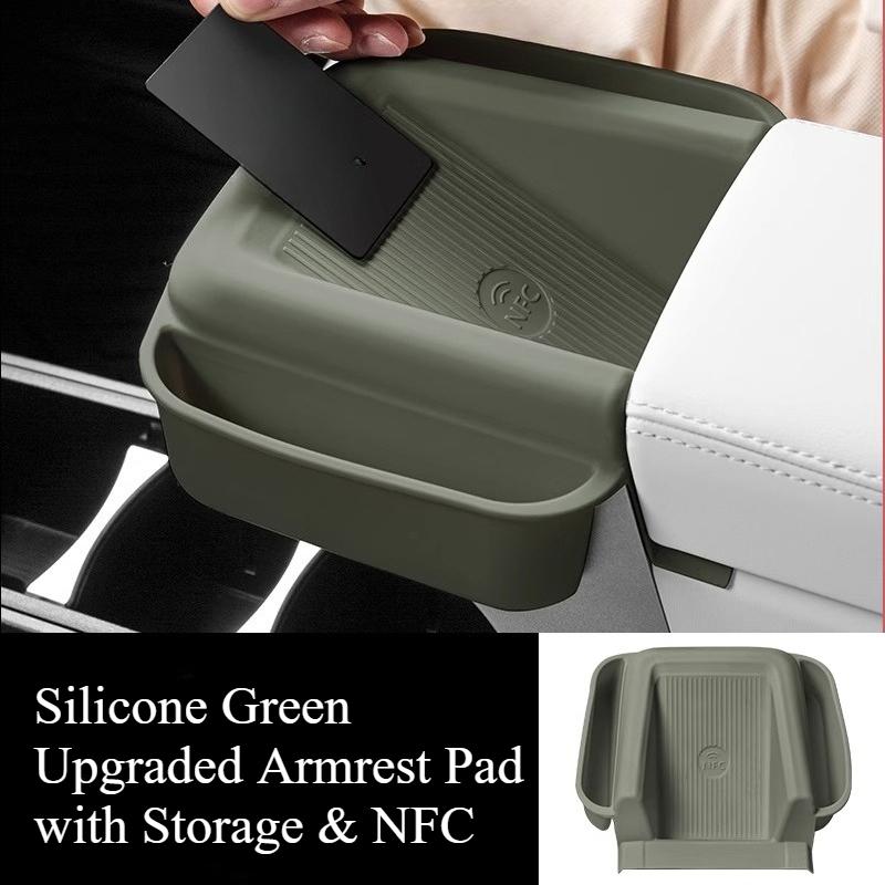 For Chery ICAR V23 Wireless Charging NFC Silicone Pad Storage Box Modified Accessories Stowing Tidying Interior Accessories