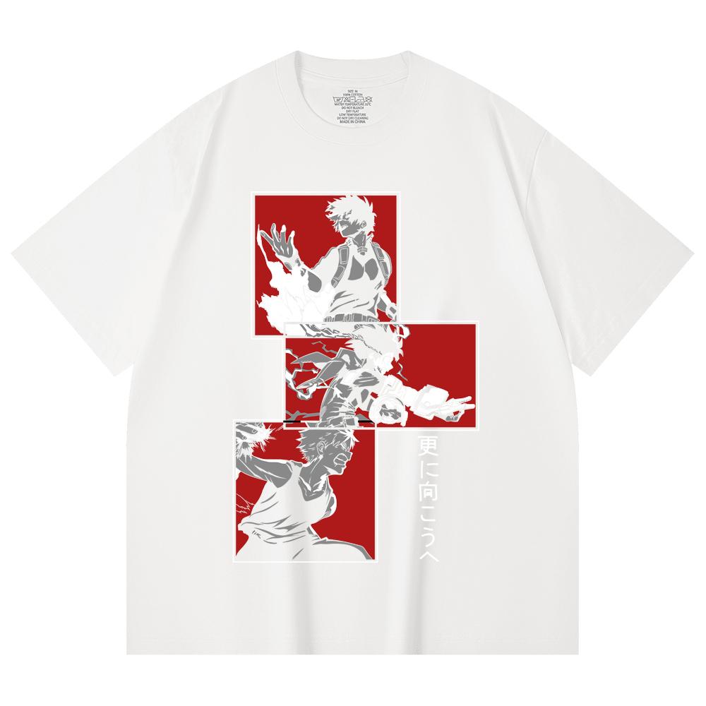230 Gsm 100% Cotton My Hero Academia V22 Print Unisex Heavy Cotton T Shirt
