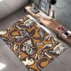 Dinosaur Fossils and Skeletal Patterns Carpet Yoga Living Room Room Decor Children's Crawling Mat Doormat Area Rug