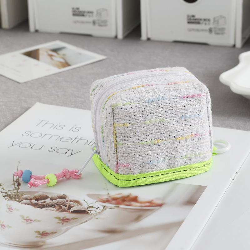 Cute Mini Earbud Carrying Case Waterproof Dustproof Storage Bag for Coins Keys Jewelry Travel Commute