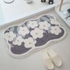 Imitation cashmere bathroom floor mat toilet toilet toilet door