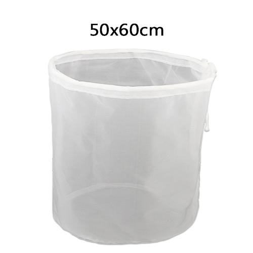 Brewing Filter Bag 120 Mesh Cylinder Shape Grain Brew Bag Nylon Straining Brew Bag for Beer Wine Making Food Grade Bucket Filter