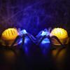 16pcs Halloween Light Up Spider Figurine, Realistic LED Glowing Spider Statue, Indoor & Outdoor Home Party Decorations