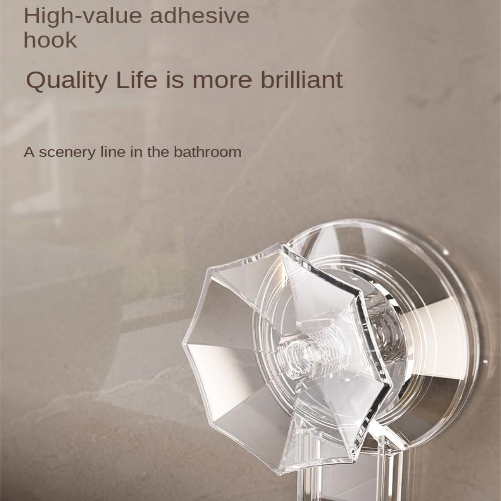 Multifunction Suction Towel Rack No Drilling Punch Free Towel Bar Bathroom Towel Rail  Balcony