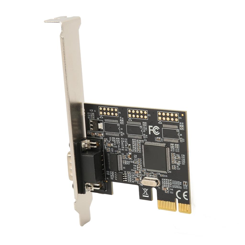 PCIe X1 RS232 Serial Adapter Card Single Port PCI Express To RS232 Converter Adapter for Windows for Linux for DOS