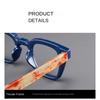 Retro HD Square Frame Myopia Sunglasses for Men Outdoor Neutral High Quality UV Protection Shades Diopters 0 To -4.0