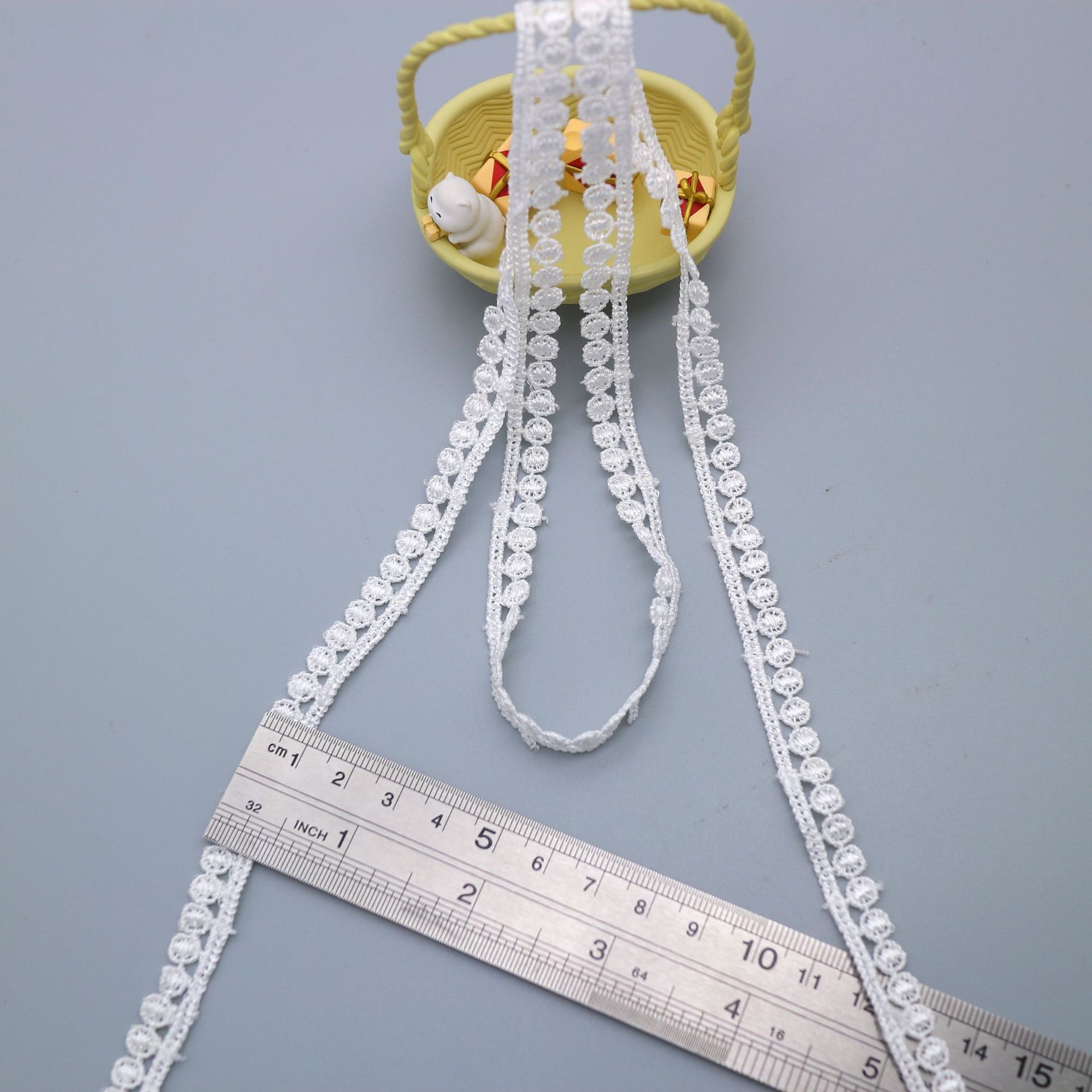 Water Soluble Polyester Lace 1Cm Unilateral Polyester Lace, Clothing, Jewelry Diy Accessories 2025