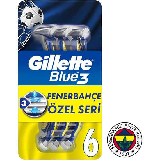 

Gillette Blue3 Одноразовая бритва Fenerbahce Fan, упаковка из 6 шт.