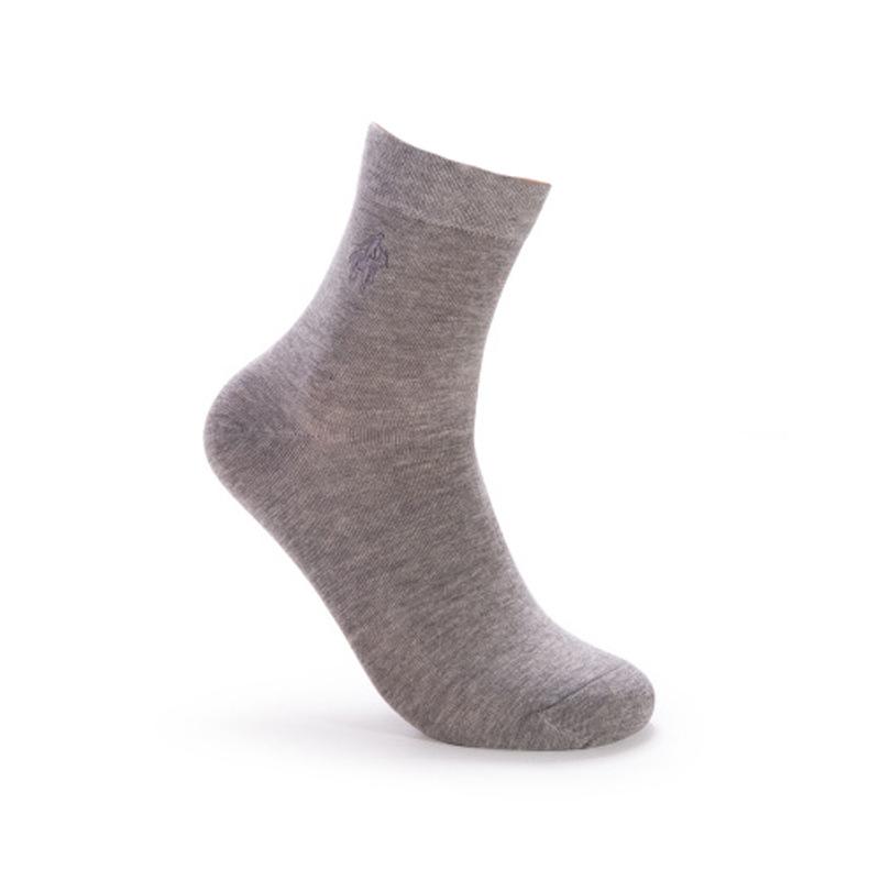 Gaderly Paul Men's All-Cotton Odor-Resistant Breathable Mid-Calf Casual Socks