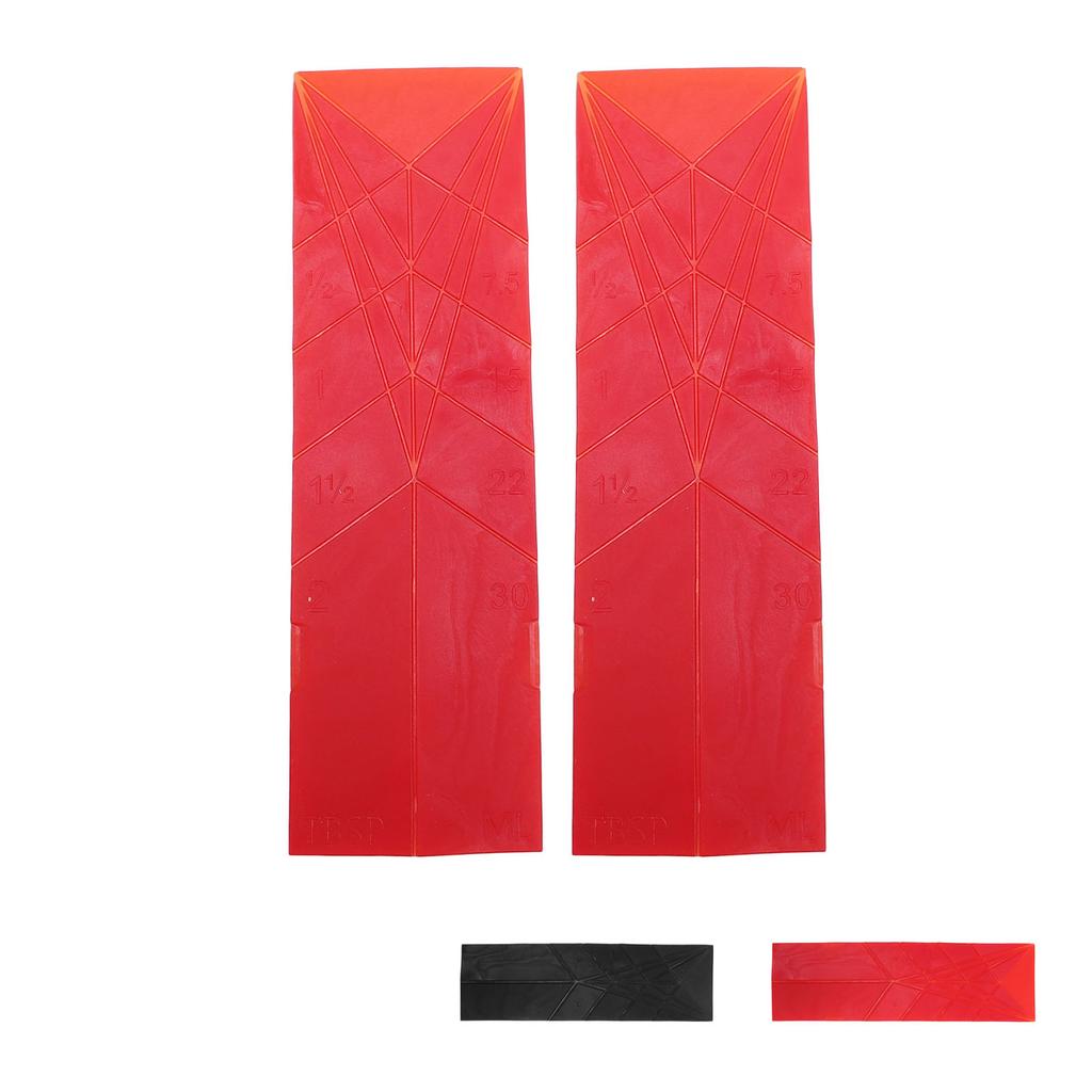 2 BUC Linguri de Măsurat Plate 3 în 1 Poligon Pliabil Instrument Lingură Gadget de Bucătărie Pliabil Multifuncțional