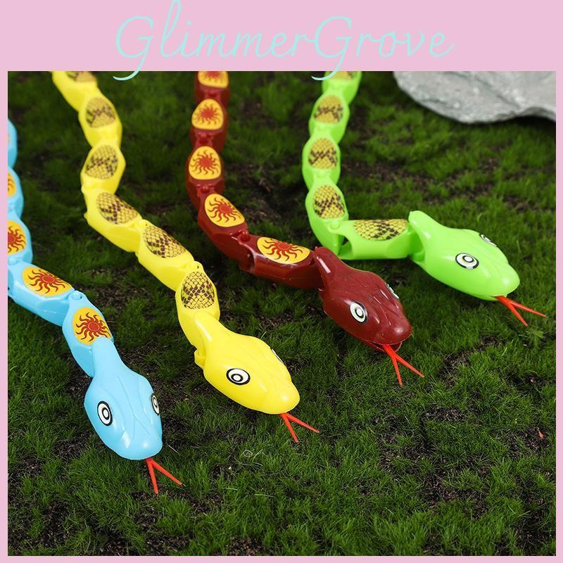 Snake Plastic Twisting Animal Toy For Children Cartoon Decoration Durable Gift