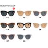 Fashionable Sunglasses Large Frame Cat Eye Sunglasses Non-Polarized Fashion Accessory 