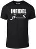 Infidel T-Shirt - English T Shirt Retro Cool Military Funny Slogan Joke Gift Tee