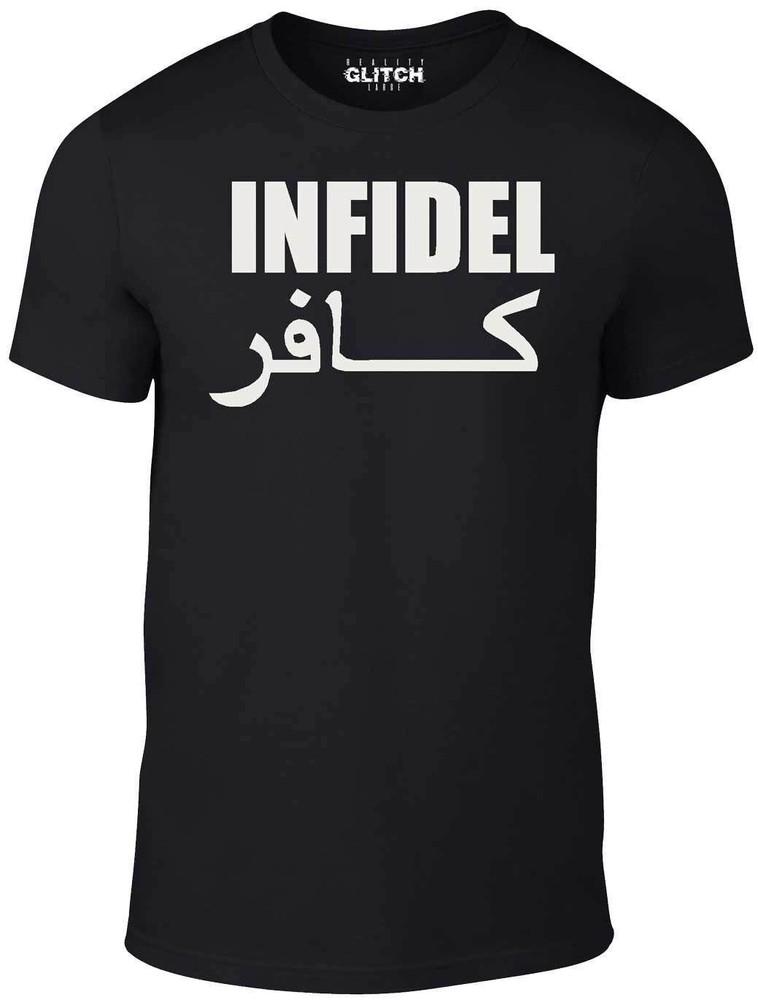 Infidel T-Shirt - English T Shirt Retro Cool Military Funny Slogan Joke Gift Tee