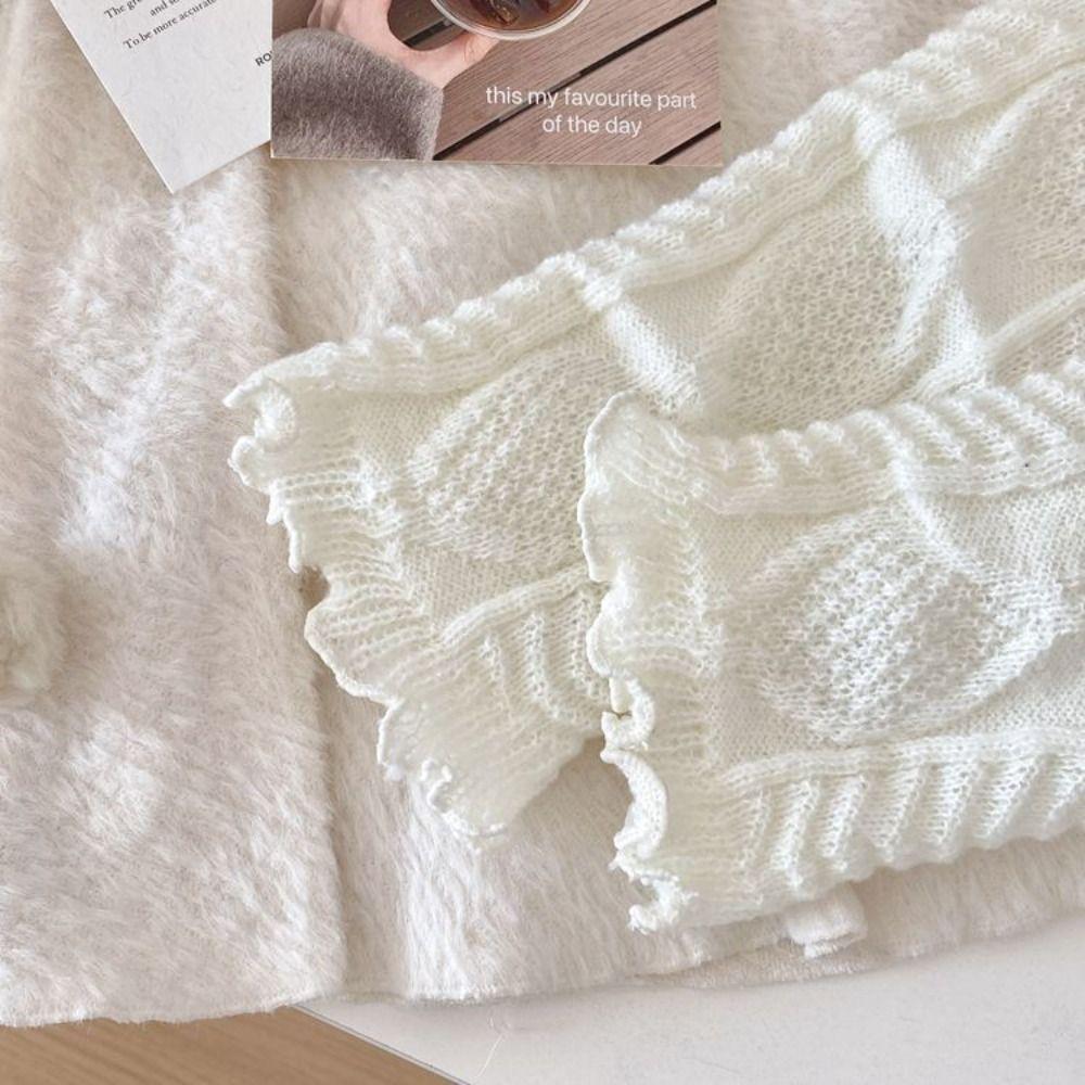 Warm Thermal Leg Warmer Knitted Winter Warm Socks Cozy Long Stockings For Women