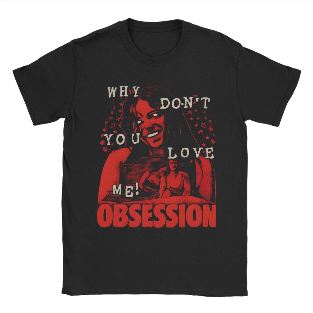 Obsession Film Unisex Unisex T-shirt Divertente Maglietta Manica Corta Girocollo T-shirt Cotone Idea Regalo Abbigliamento