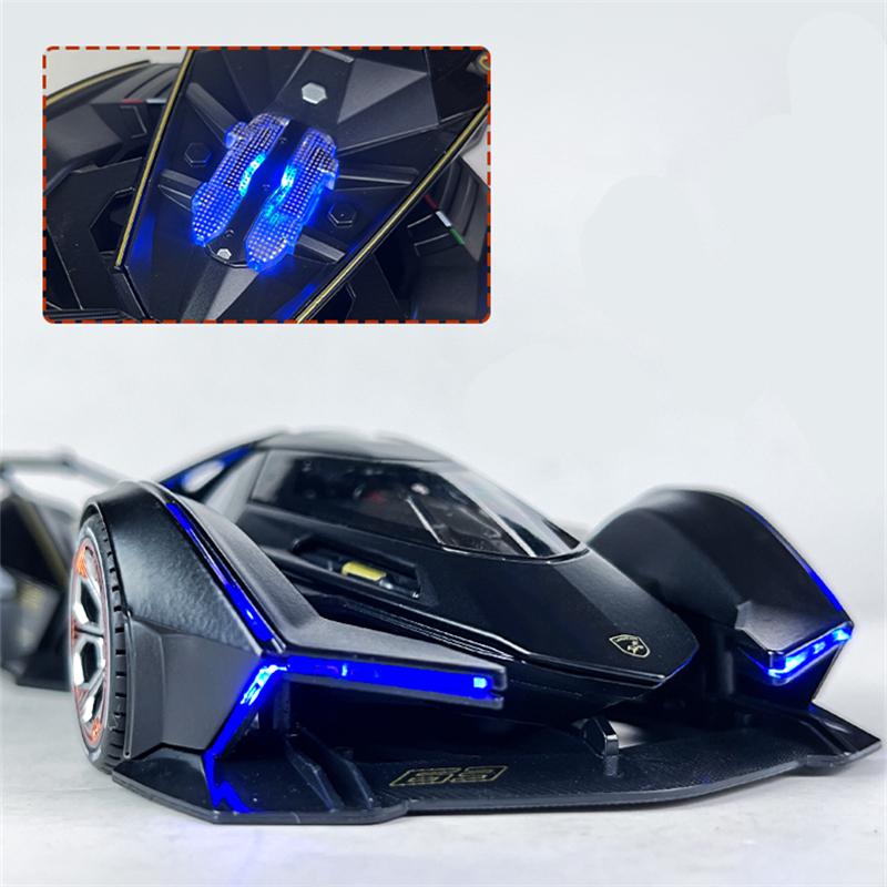 1/22 Lamborghini V12 Vision GT Gran Turismo Alloy Concept Model sportovního auta tlakově lité kovové simulace modelu autíčka Zvuk a světlo Dětský dárek
