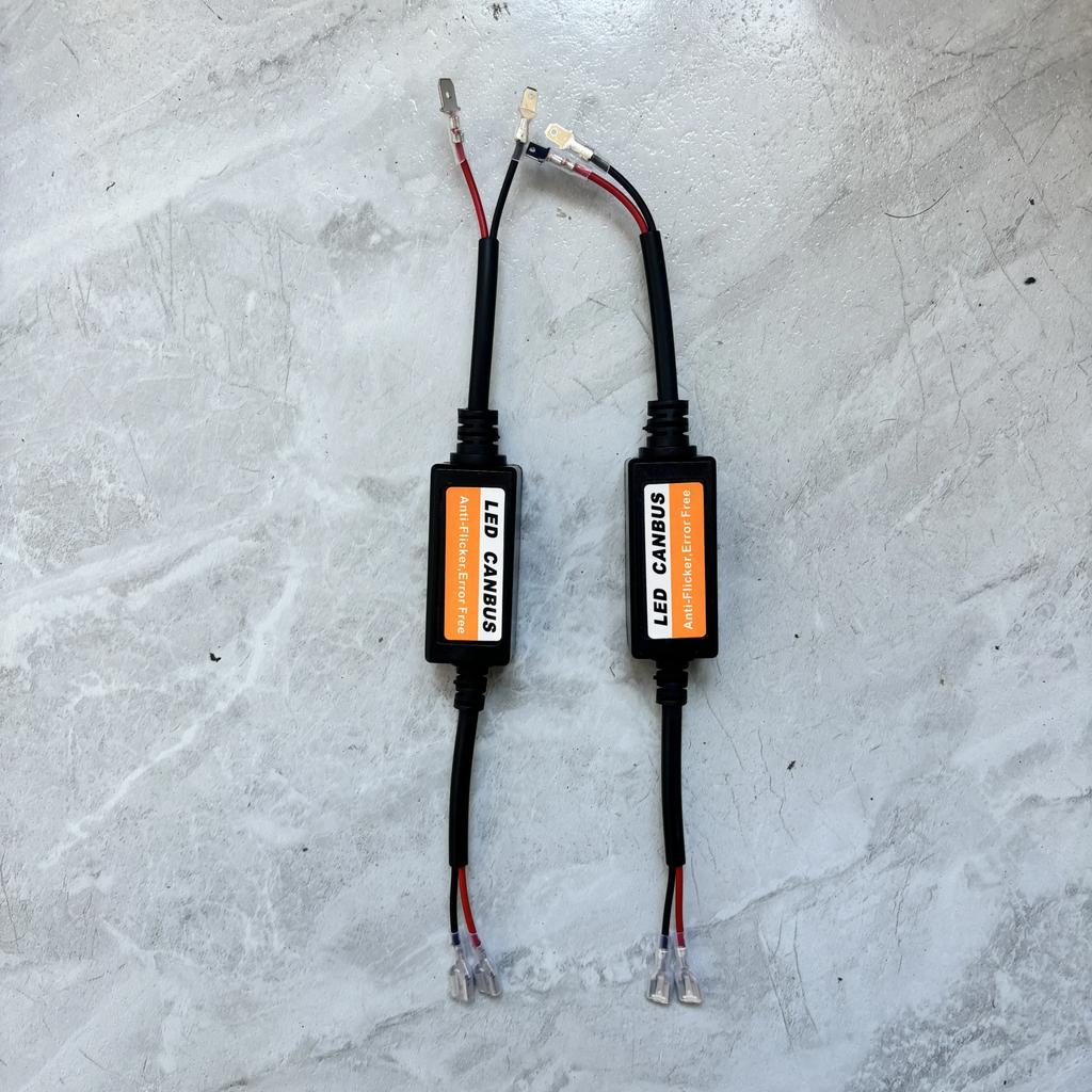 1~4PCS H1/H4/H7/H11 9006 9007Automotive LED Decoder 12V Black Anti-Flicker LED Canbus Decoder Adapter Anti-Flicker Interference