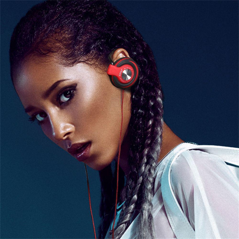 and Over-ear 3.5mm Plug for Phones/MP3/MP4 Wired Headphones Bass Headset Ear Hanging Wired Earphone