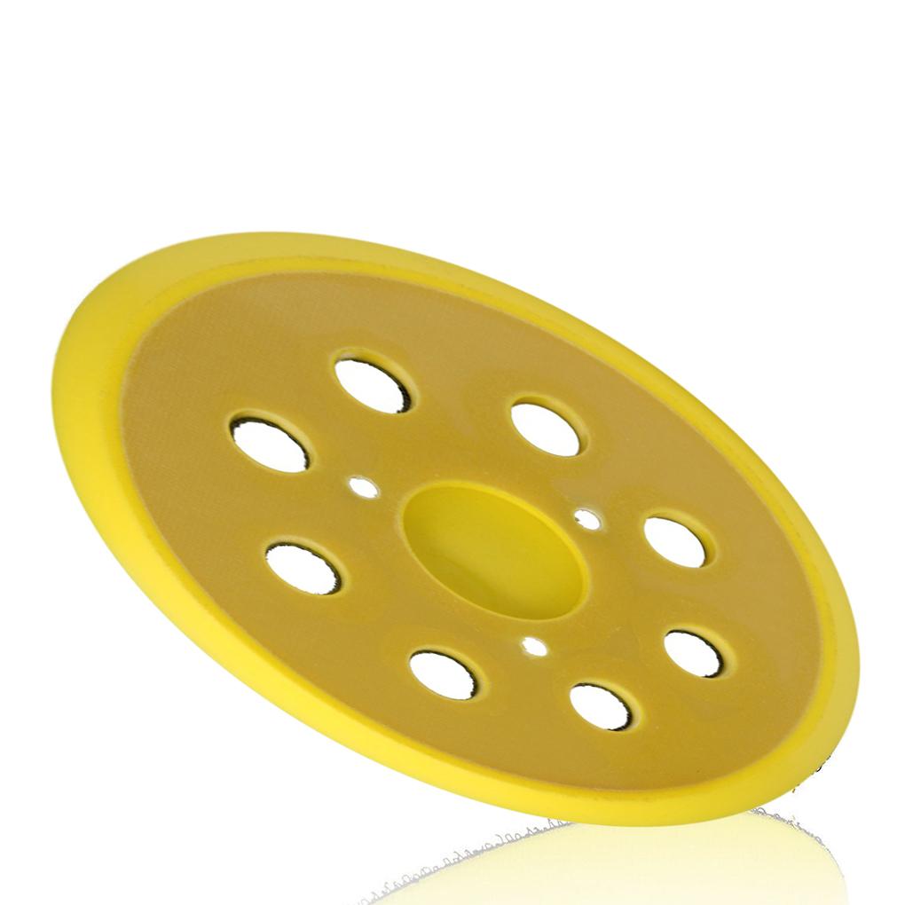 125mm Air Sander Sanding Disc Backing Plate Metal Polishing Grinding Sanding Paper Holder Pad For Angle 46 Grit