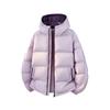 2026 Winter Thick Cotton Couple Puffer Coat Outdoor Color Block Hooded Warm Jacket Men Women