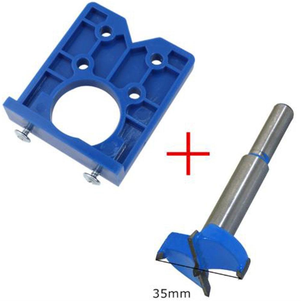Mounting Hinge Jig Installation Woodworking Pocket Clamp Locator Tapper