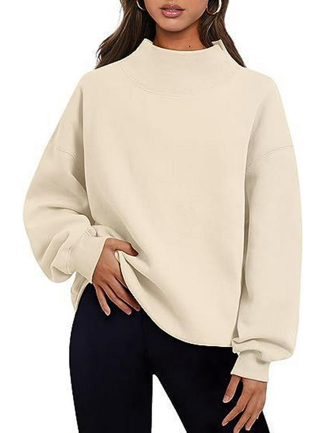 2026 European & American Women s Round Neck Long Sleeve Casual Pullover Sweatshirt for Autumn & Winter S