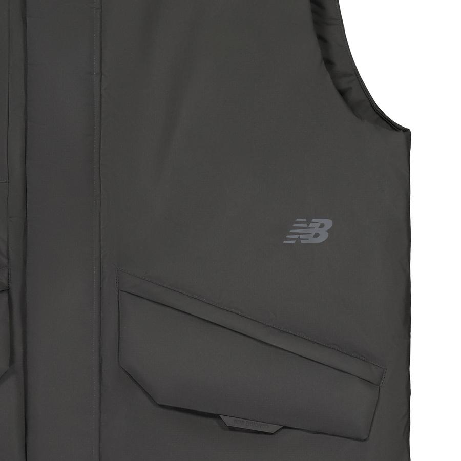 New Balance NB Grey FW24 Dermiza Vest Unisex Dark Gray NJE48101-DKG