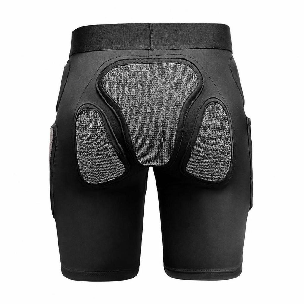 Padded Safety Shorts Stretch Hip Protector Elastic for Skiers