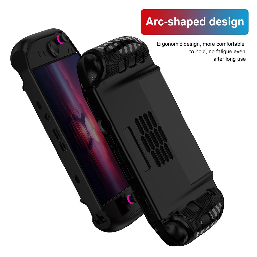 TPU Drop Protection Grip Case Ergonomic Protector Cover Anti-Drop Protective Shell with Anti-Scratch Design for Legion Go 2