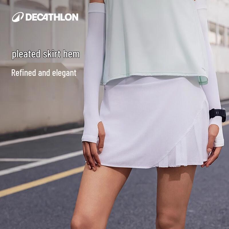 Decathlon Damen 2-in-1 Sportrock mit Falten