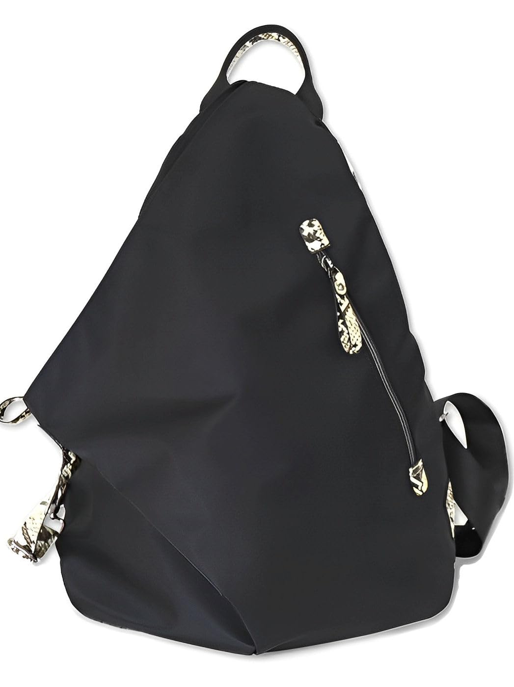 

Grande Grace Backpack Lightweight Nylon Stylish Python Black [Grande Grace] Women s (Smart Belt)