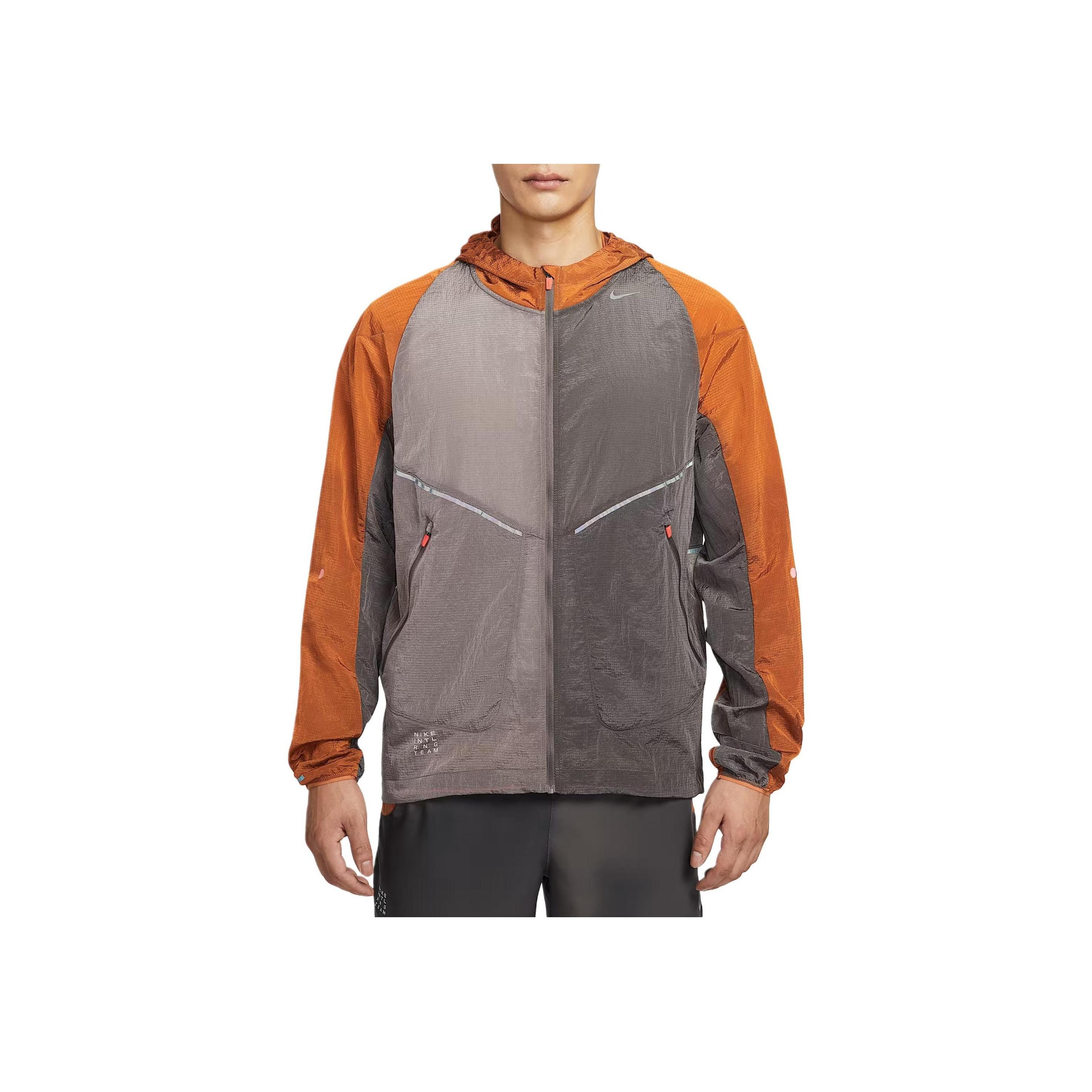 Nike FW25 Running Division Водонепроницаемая тканая беговая куртка с капюшоном и длинным рукавом Мужские куртки IM9662-289 S