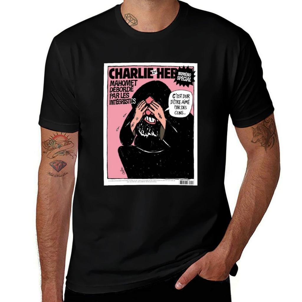 Charlie Hebdo 3 T-Shirt man t shirts for men casual man graphic t shirt T-Shirt
