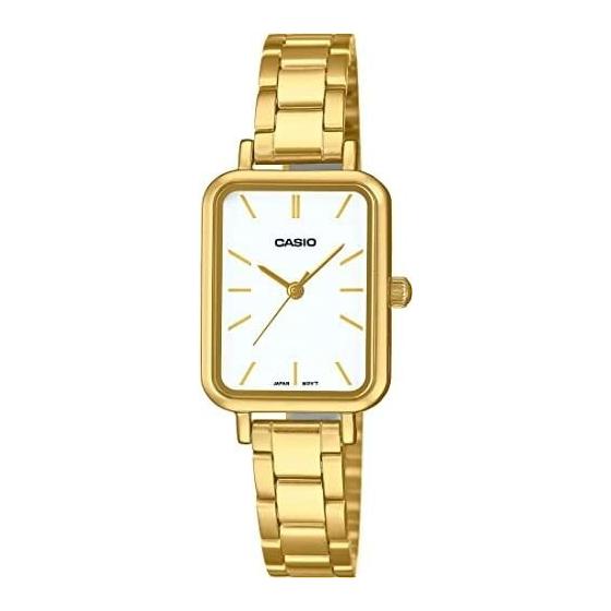 CASIO Casio Standard Дешевые часы Casio Chipkashi Женские Кварцевые Металлические Латунные Золотые Белые LTP-V009G-7E [Параллельный Импорт]