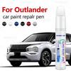 For Mitsubishi Outlander 2001-2025 CU CW0 GF0 GG0 Paint Repair Pen Touch Up Scratch Remover DIY Auto Accessories Black White