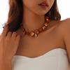Seashell & Starfish Beach Vacation Clavicle Necklace Set