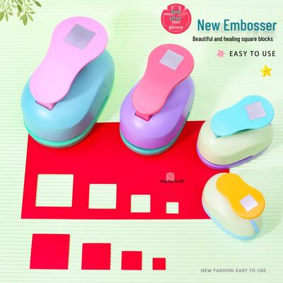 Kvadratinis perforatorius, taupantis jėgas, reljefo kūrimo įrenginys sąsiuviniams: Bangų aikštės gėlių antspaudų rėmelių mašina