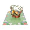 Lovebirds 3D Greeting Card Handcraft Repeatable Folding Exquisite Valentines Day Greeting Cards for