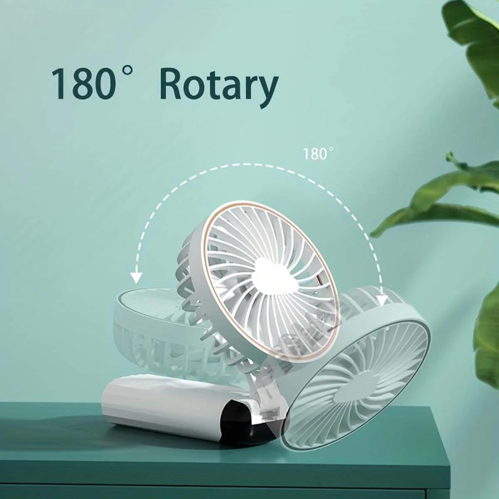 Electric Portable Fan Air Conditioner Mini Cooler Rechargeable Handheld Fans for Home Outdoor Hand Usb Conditioning Blades Fan