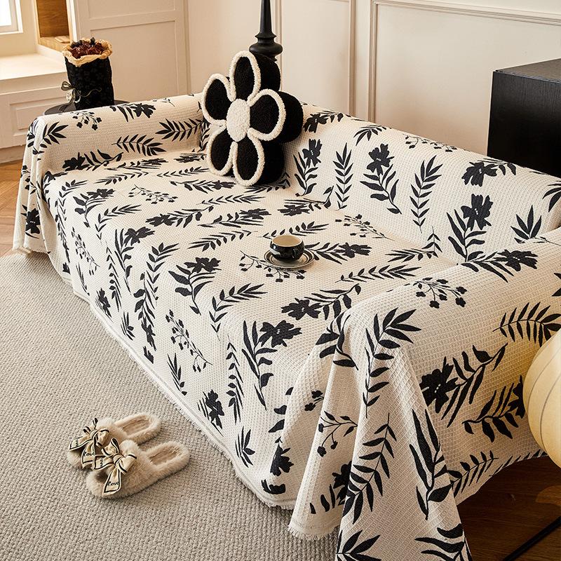

French light luxury high-grade sofa towel, universal cover for all seasons, sofa cover universal type, one-piece cover cover length 90*width 180cm