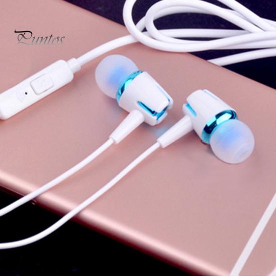 Wired Universal Noise Cancelling Stereo In-ear Earphone Phone Headset with Mic