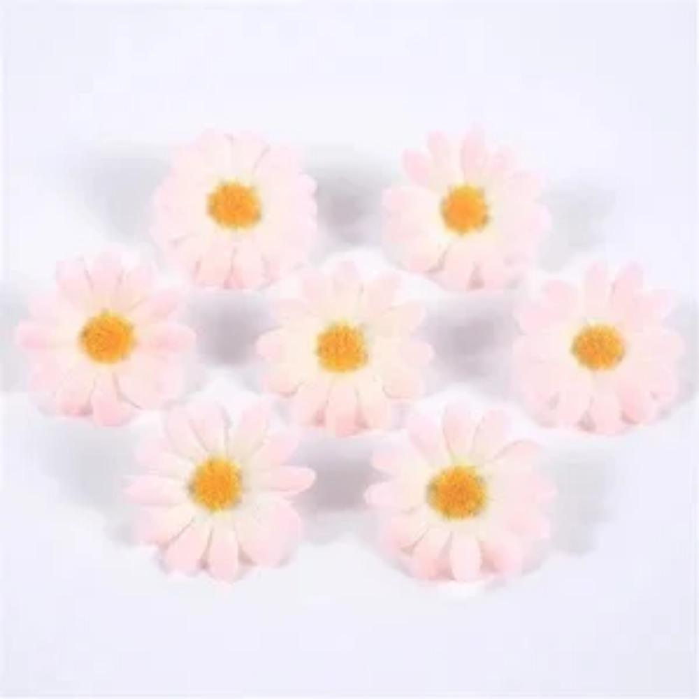 10/50/100PCS Mini Daisy Decorative Artificial Silk Flowers Party Wedding Decoration Home Decor Accessories  Without Stem