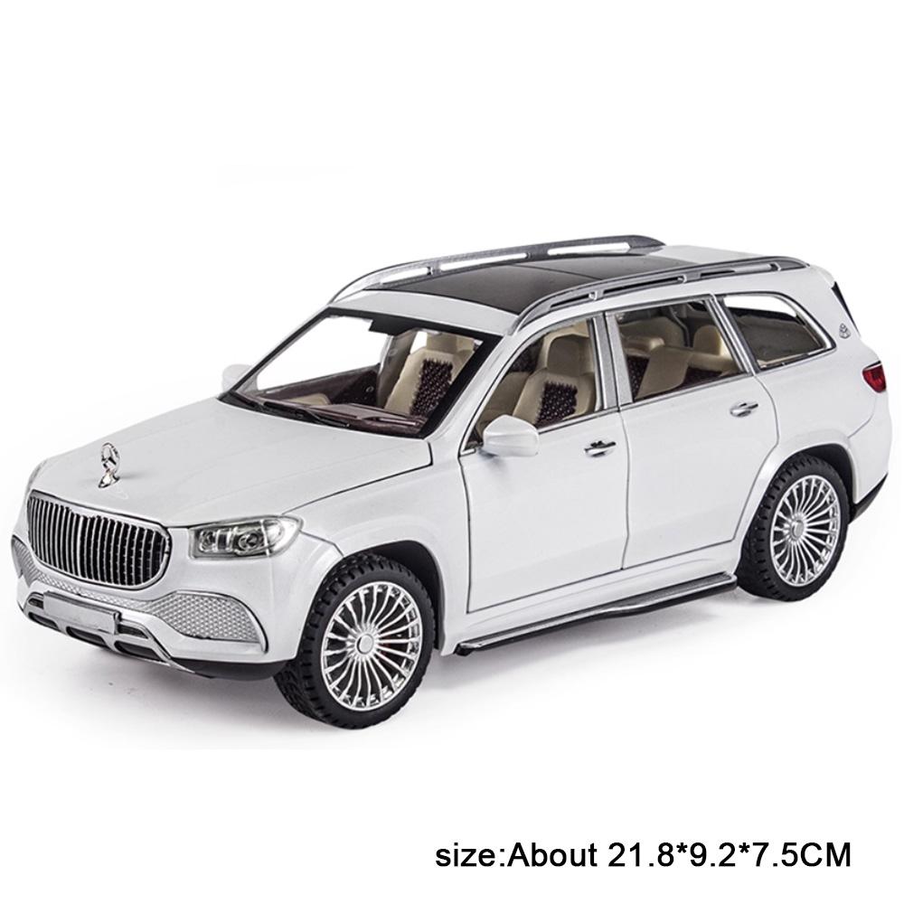 1:24 Scale S680 GLS600 Model Toy Car Alloy Diecast Sound Light Front Wheel Steering Simulation Vehicles Models Great Collectible