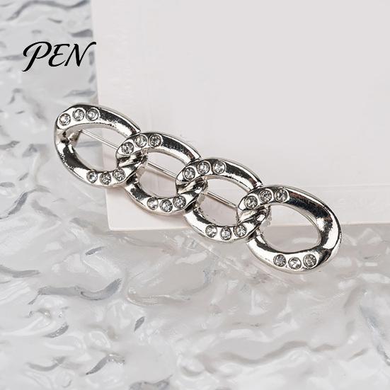 Metal Waist Tightener Four Rings for Pants, Reusable Cincher Pin Trousers Loose Jeans, No Sewing Adjustable Waistband Skirts Alloy Fastener